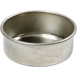 Kerzenhalter, H 15 mm, D 44 mm, 12Stk/ 1 Pck [HOB-58019]