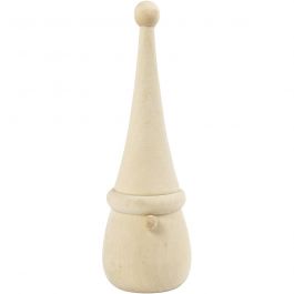 Skandinavischer Weihnachtszwerg, H 16 cm, D 6 cm, 1 Stk [HOB-58051]