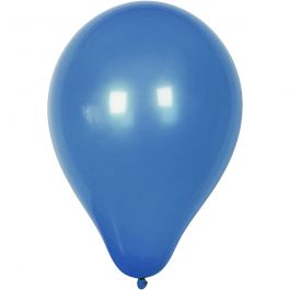 Ballons, rund, D 23 cm, Dunkelblau, 10 Stk/ 1 Pck [HOB-59163]