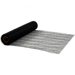 Tischläufer, B 30 cm, Schwarz, 10 m/ 1 Rolle [HOB-593002]