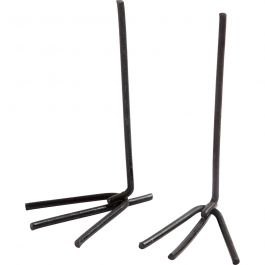 Hühnerfüße, H 5 cm, B 2 cm, Schwarz, 10 Paar/ 1 Pck [HOB-59363]