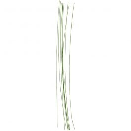 Blumendraht, L 30 cm, D 0,6 mm, Grün, 20 Stk/ 1 Pck [HOB-610350]