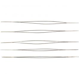 Perlennadel, L 6 cm, Dicke 0,3 mm, 5 Stk/ 1 Pck [HOB-61620]