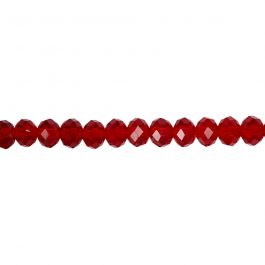 Glasschliffperlen, Größe 5x6 mm, Lochgröße 1 mm, 100 Stk/ 1 Pck [HOB-61687]
