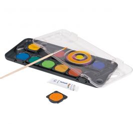 PRIMO Wasserfarben, D 30 mm, Sortierte Farben, 12 Stk/ 1 Pck [HOB-624912]