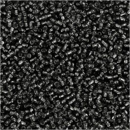 Rocailleperlen, D 1,7 mm, Größe 15/0, Lochgröße 0,5-0,8 mm, Graugrün, 25 g/ 1 Pck [HOB-686740]