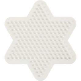 NABBI BioBeads Steckplatte, Stern, Größe 9,8x9,8 cm, medium, 1 Stk [HOB-906783]