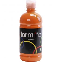 Temperafarbe Matt, Orange, 500 ml/ 1 Fl. [HOB-642024]