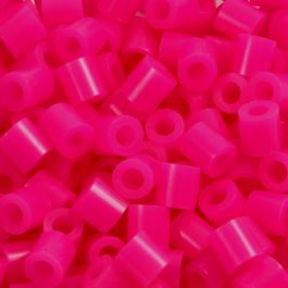 Bügelperlen, Größe 5x5 mm, Lochgröße 2,5 mm, medium, Pink (32258), 6000 Stk/ 1 Pck [HOB-751181]