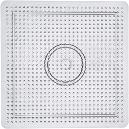 Steckplatte, Größe 14,5x14,5 cm, medium, Transparent, 1 Stk [HOB-753010]