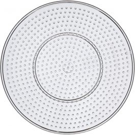 Steckplatte, Großer Kreis, D 15 cm, medium, Transparent, 1 Stk [HOB-753020]