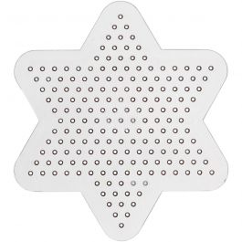 Steckplatte, Kleiner Stern, D 10 cm, medium, 10 Stk/ 1 Pck [HOB-753061]