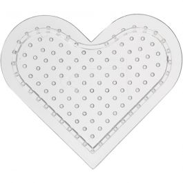 Steckplatte, Kleines Herz, Größe 7 cm, medium, 10 Stk/ 1 Pck [HOB-753081]