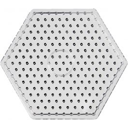 Steckplatte, Transparent, Sechseck, JUMBO, 5 Stk/ 1 Pck [HOB-75326]