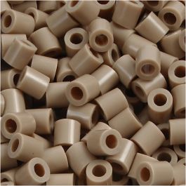 Fotoperlen, Größe 5x5 mm, Lochgröße 2,5 mm, medium, Beige (6), 1100 Stk/ 1 Pck [HOB-755060]
