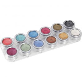 Grimas Gesichtsschminke auf Farbpalette, Perlmuttfarben, 12x2.50 ml/ 1 Stk [HOB-77060]