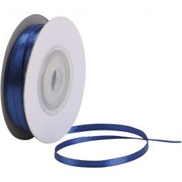 Satinband, B 3 mm, Königsblau, 30 m/ 1 Rolle [HOB-780054]