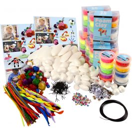 Gruppen-Kreativset Foam Clay® Figuren, 1 Pck [HOB-78137]