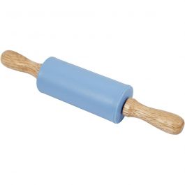 Teigrolle, L 23 cm, D 4.5 cm, Hellblau, 1 Stk [HOB-78285]
