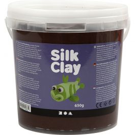 Silk Clay®, Braun, 650 g/ 1 Eimer [HOB-78818]