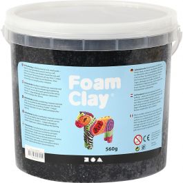 Foam Clay® , Schwarz, 560 g/ 1 Eimer [HOB-78820]