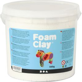 Foam Clay® , Weiß, 560 g/ 1 Eimer [HOB-78821]