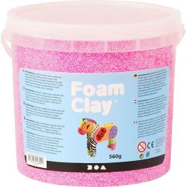 Foam Clay® , Neonpink, 560 g/ 1 Eimer [HOB-78826]