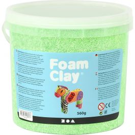 Foam Clay® , Neongrün, 560 g/ 1 Eimer [HOB-78827]