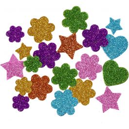 Moosgummifiguren, D 19+29 mm, 100sort./ 1 Pck [HOB-790230]