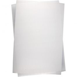 Plastikschrumpfplatten, Blatt 20x30 cm, Dicke 0,3 mm, Matt transparent, 10 Bl./ 1 Pck [HOB-79092]