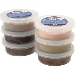 Silk Clay®, Hautfarben, 6x14 g/ 1 Pck [HOB-79142]