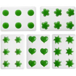 Schwimmkerzengießformen, Blumen, Herzen, Sonne, Sterne, rund, 1Set/ 1 Set [HOB-79252]
