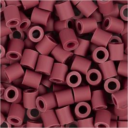 NABBI BioBeads, Größe 5x5 mm, Lochgröße 2,5 mm, medium, Burgundy, 1000 Stk/ 1 Pck [HOB-9067640]