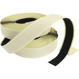 Velcro-Klettband, Dicke 2 cm, Schwarz, 25 m/ 1 Pck [HOB-775042]