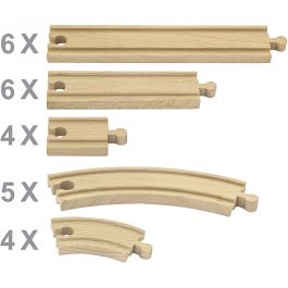VIGA Bahngleise, 25 Teile/ 1 Set [HOB-908534]