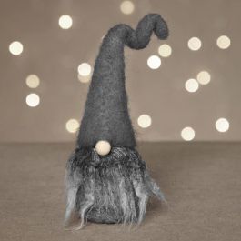 Mini Kreativ Set, Weihnachtswichtel, H 13 cm, Grau Melange, 1 Pck [HOB-977428]