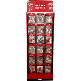 Stand-Display mit Mini Bastelset, H 1500 mm, B 580 mm, 108 Teile/ 1 Pck [HOB-97742]