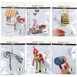 Mini Kreativ Set, 6 Set/ 1 Pck [HOB-977436]
