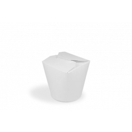 Wok to Go Becher Karton 8x8,6 cm 16oz 400ml weiß (500 Stück) [TK-9987001]
