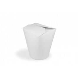 Wok to Go Becher 10x11,5 cm 32oz 1000ml Karton weiß (500 Stück) [TK-9987003]