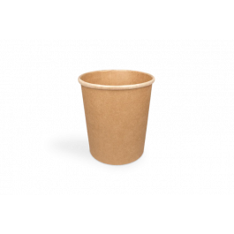 Suppentasse Karton 360ml Ø9 cm 12oz kraft (500 Stück) [TK-9987069]