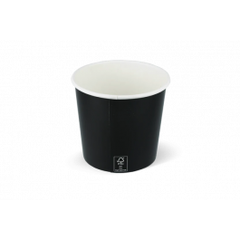 Eiscremebecher Karton 360ml Ø9 cm 12oz Schwarz FSC®Mix (1.000 Stück) [TK-9987090]