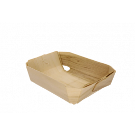 Geflochtene Holzbackform 9,3x3,3x20 cm 200ml FSC® (400 Stück) [TK-9987104]