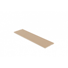 Strohhalme Papier naturel 0,6x23cm (100 Stück) [TK-9987225]