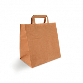 Papiertragetaschen 26x17x27cm braun (250 Stück) [TK-9987497]