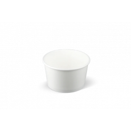 Eiscremebecher Karton 240ml Ø9,2 cm 8oz weiß (1.000 Stück) [TK-9987529]