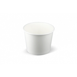 Eiscremebecher Karton 360ml Ø106mm 12oz weiß (1.000 Stück) [TK-9987530]