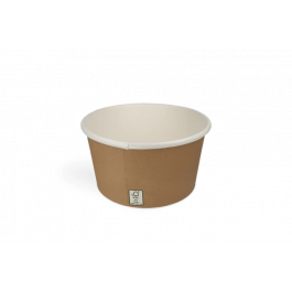 Suppentasses Karton 360ml Ø110mm 12oz FSC®Mix kraft (1.000 Stück) [TK-9987577]