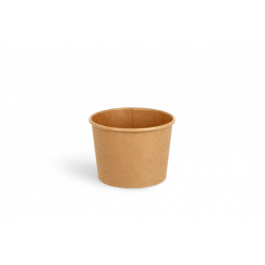 Suppentasse Karton 240ml Ø9 cm 8oz kraft (500 Stück) [TK-9987578]