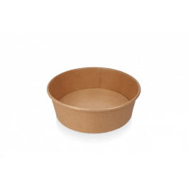 Salad Poke Schale 500ml 20oz Ø14,8x4,6cm kraft (300 Stück) [TK-9987582]